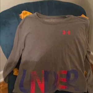 Girls LS Under Armour tee